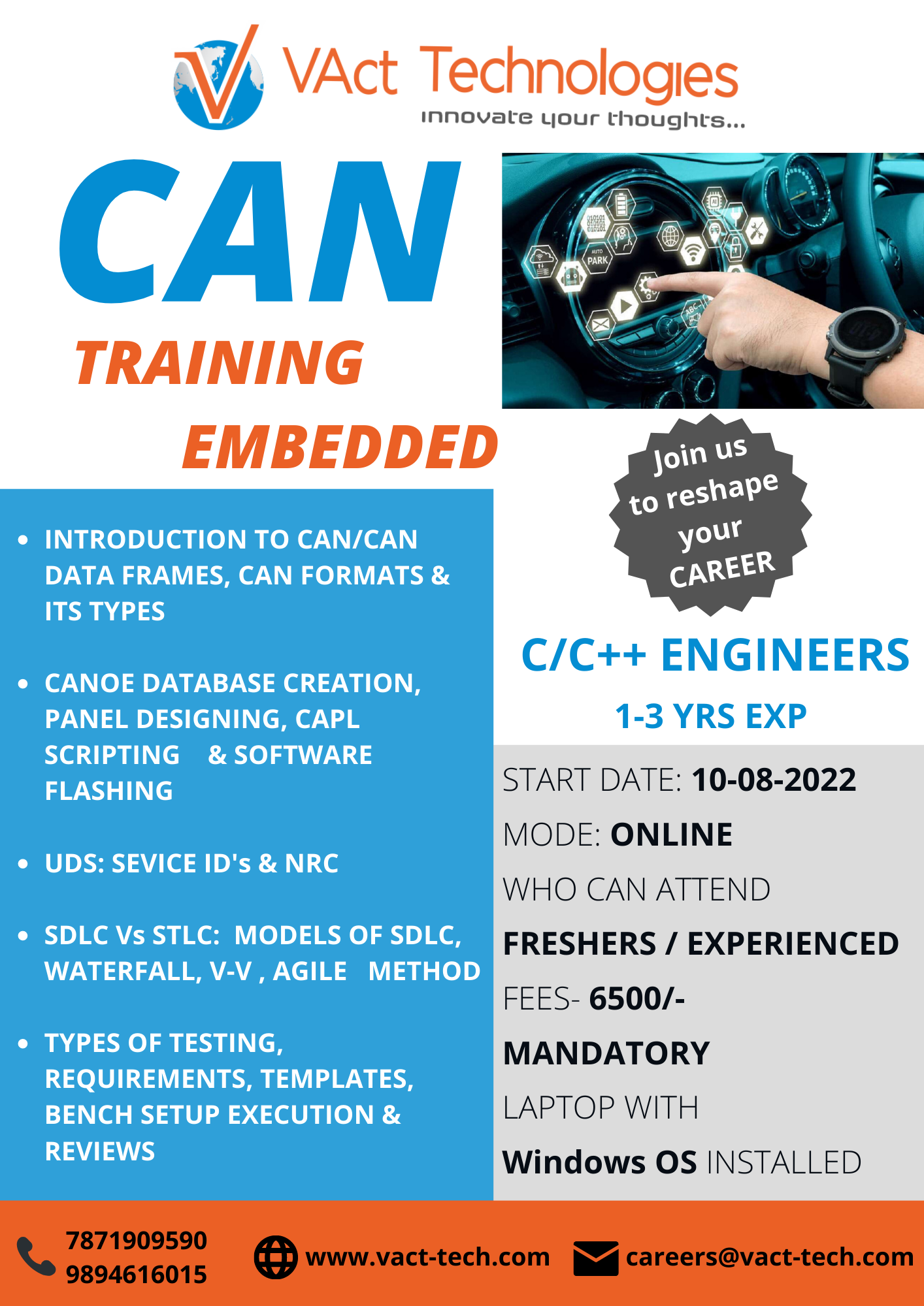 ARM Training Institutes Embedded Testing Embedded Jobs
